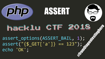 Don't use assert in PHP